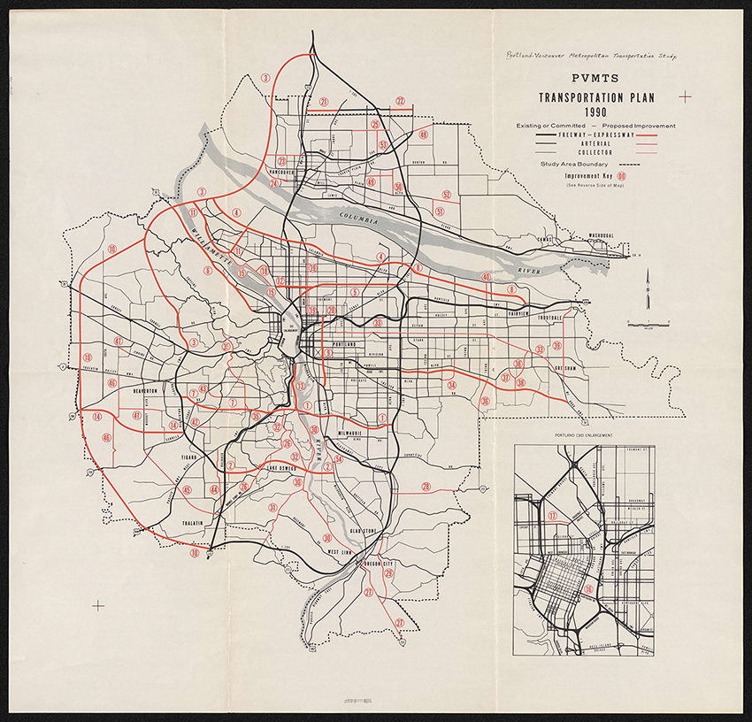 The Portland/Vancouver Transportation Plan for 1990