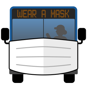 Wear a mask on transit